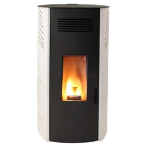 Estufa de pellets CTL Emy 8 kW Blanco